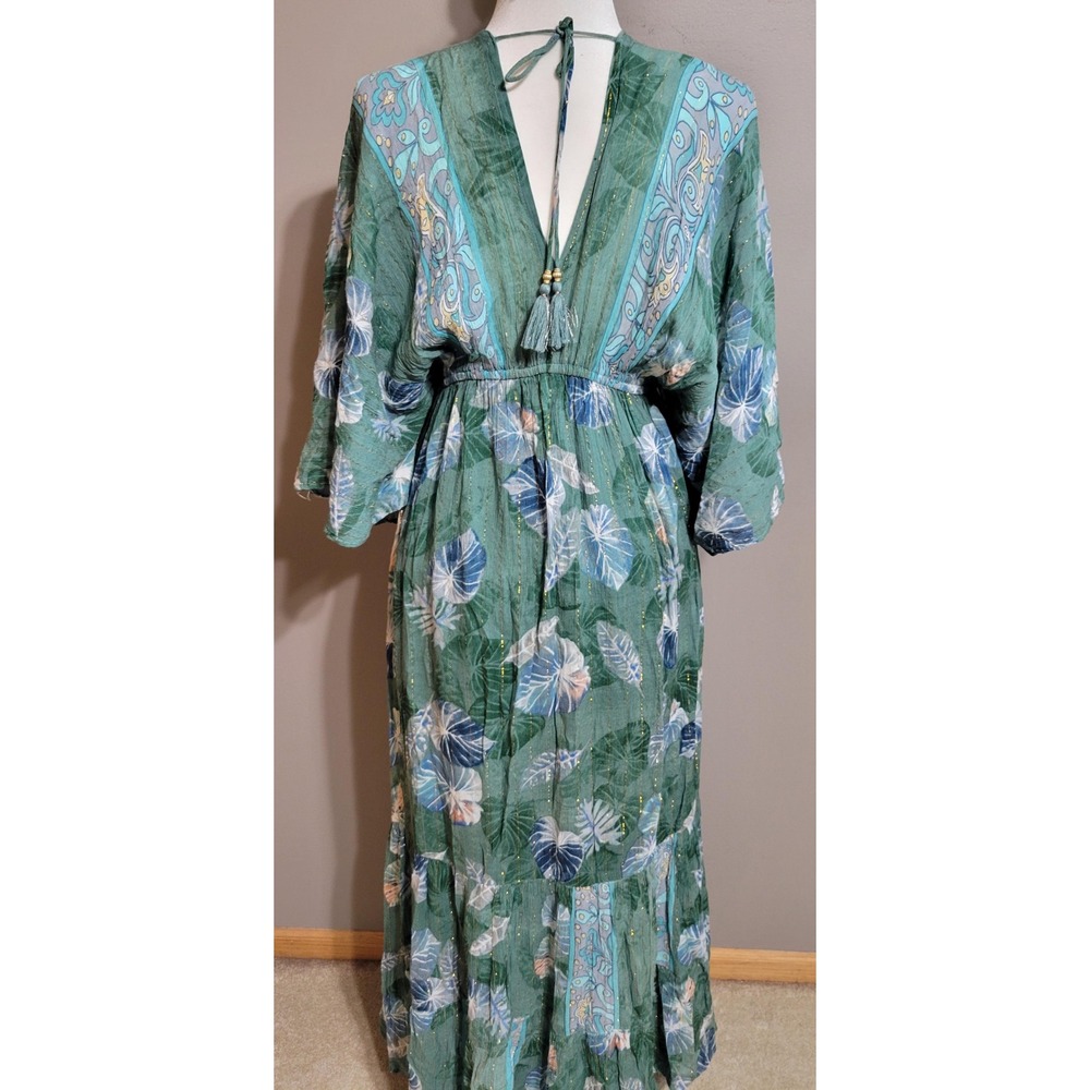 Zury Boho Chic Kimono Maxi Dress - Picture 2 of 9